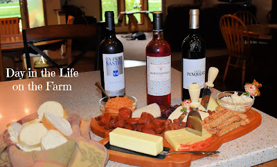 Cheese Board and Wine