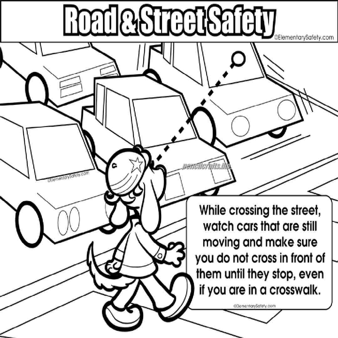 Road Safety Pictures and Posters in Hindi