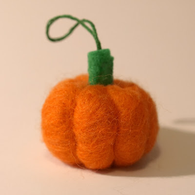 Needlefelted Pumpkin
