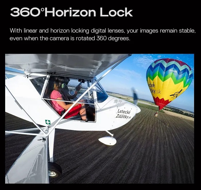 GoPro HERO12 Black 360 Horizon Lock