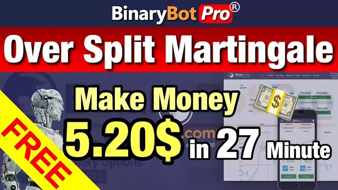Over Split Martingale (Free Download) | Binary Bot Pro