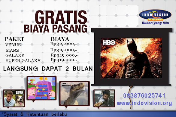 Promo Indovision Terbaru Februari 2014