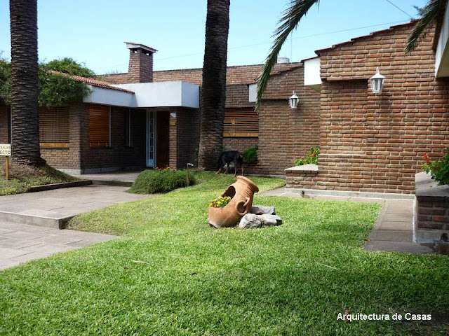 Residential house seen from the front