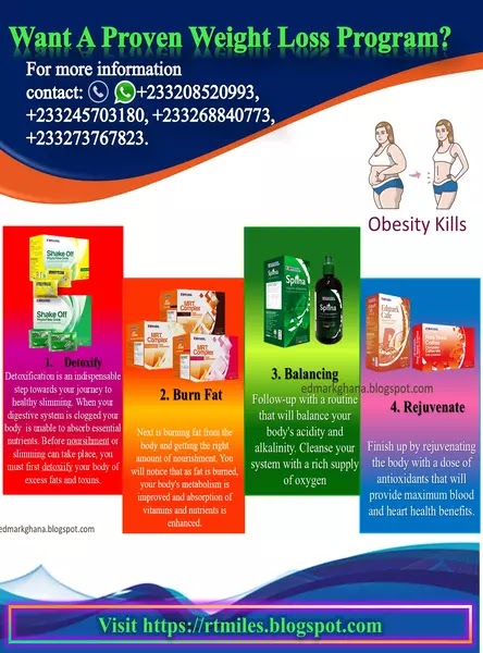 Edmark Healthy Slimming Program in 4 steps