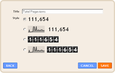 Blog Stat Gadget