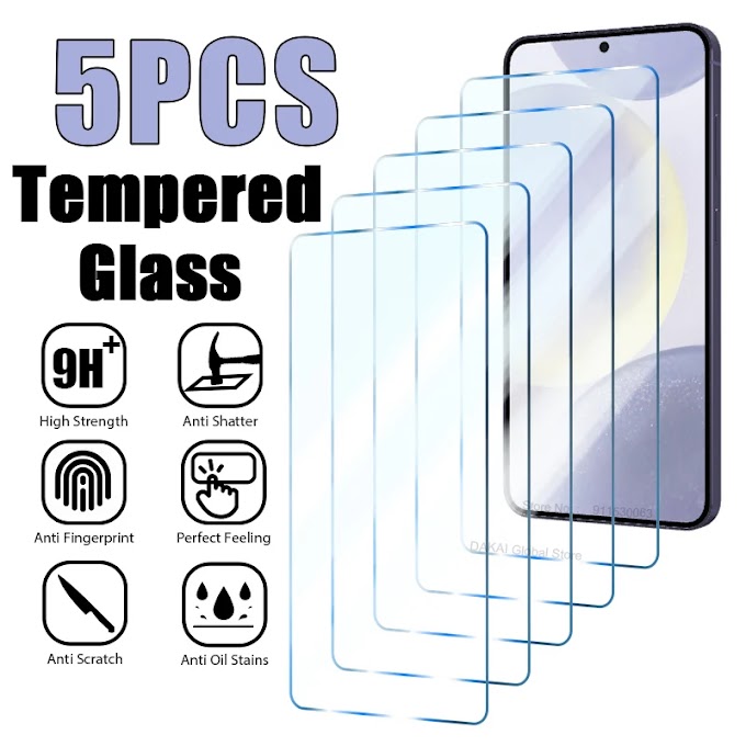 Ultimate Protection for Your Samsung Galaxy: 5PCS Tempered Glass Screen Protector