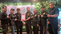 DPP Satgasus GRIB Serahkan Mandat Pengurus Korwil Tangerang