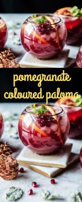 Pomegranate Coloured Paloma