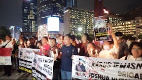 Aksi 1.000 Lilin Keadilan untuk Brigadir J