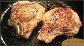 Quick & Simple Pan Fried Pork Chops | www.therisingspoon.com