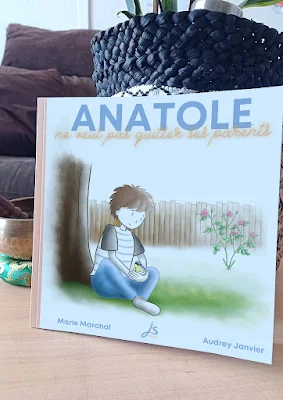 Anatole ne veut pas quitter ses parents, livre pour enfant sur la peur de dormir chez les autres, collection autour de l'IEF