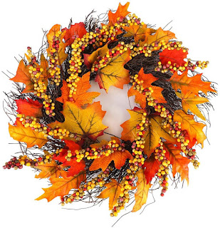 Fall leaves wreath