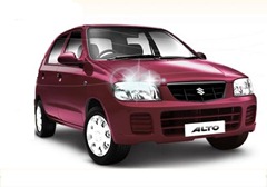 Maruti Alto front angle view
