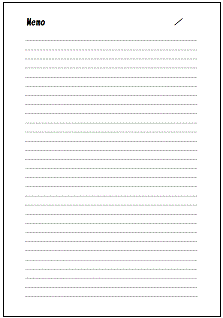 Excel Access メモ用紙 テンプレート