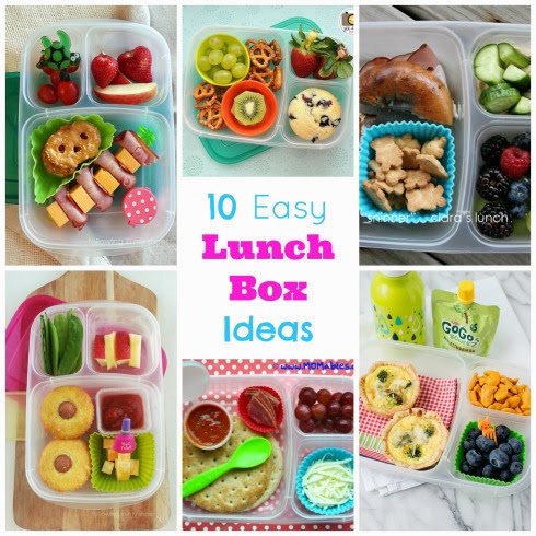 http://happyhomefairy.com/2013/09/09/10-easy-lunch-box-ideas/