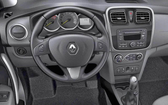 Novo Renault Logan 2014 - painel