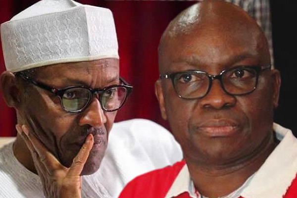 I will disarm buhari - Fayose