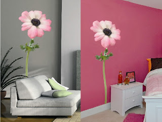 Flower Wall Murals For Teenage Bedroom