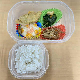 冷凍おかずでお弁当