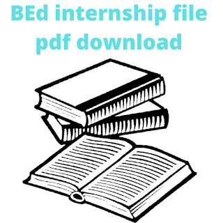 Assam University BEd internship file pdf download 