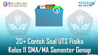 Lengkap - 20+ Contoh Soal UTS Fisika Kelas 11 SMA/MA Semester Genap
Terbaru