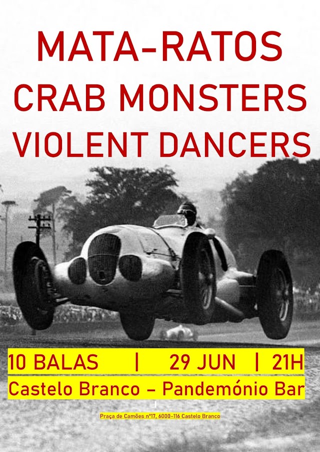 Mata-Ratos, Crab Monsters e Violent Dancers no Pandemónio Bar