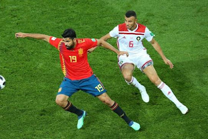 Statistik Hasil Pertandingan Spanyol Vs Maroko - Piala Dunia 2018 Grup B