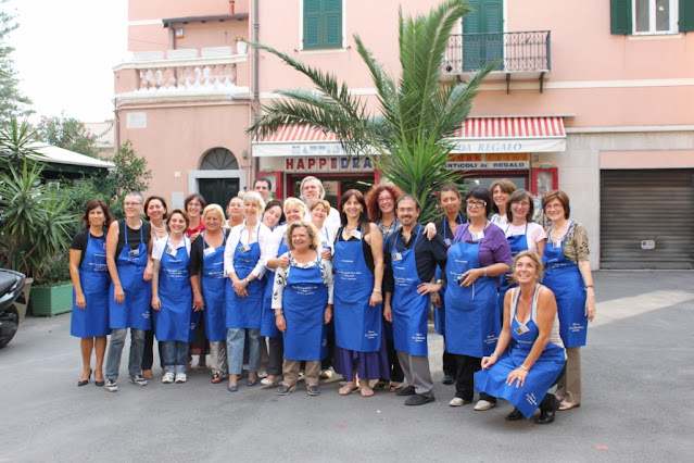 Foto di gruppo al Raduno del forum de La Cucina italiana a Bordighera