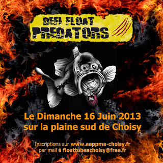 Défi float tube predators à choisy le roi