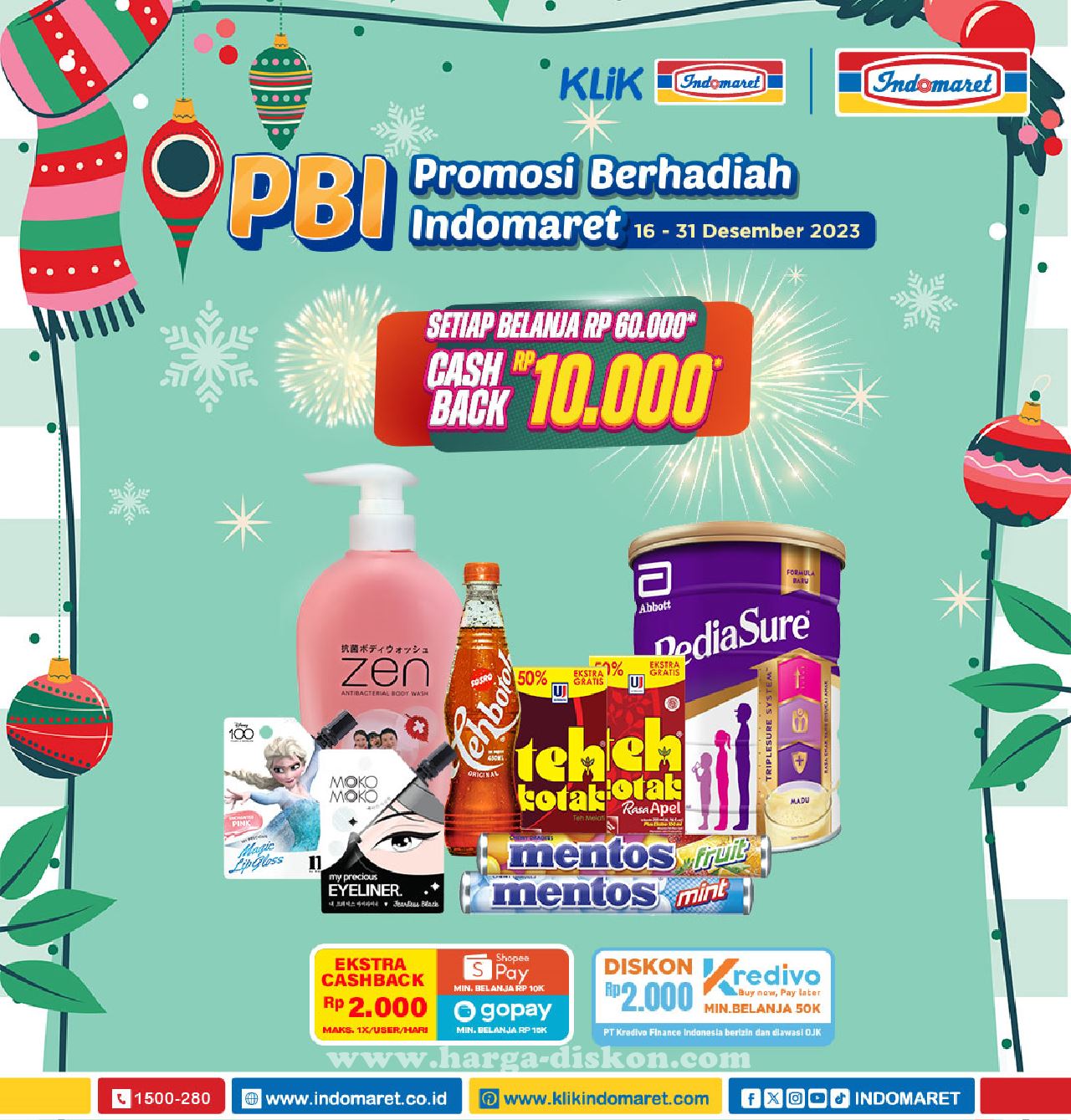 Katalog Promo INDOMARET Promosi Bulan Ini 16 - 31 Desember 2023