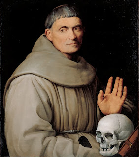 friar with skull