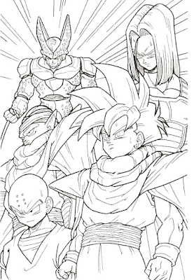 Dragon Ball Z - Desenhos para Colorir