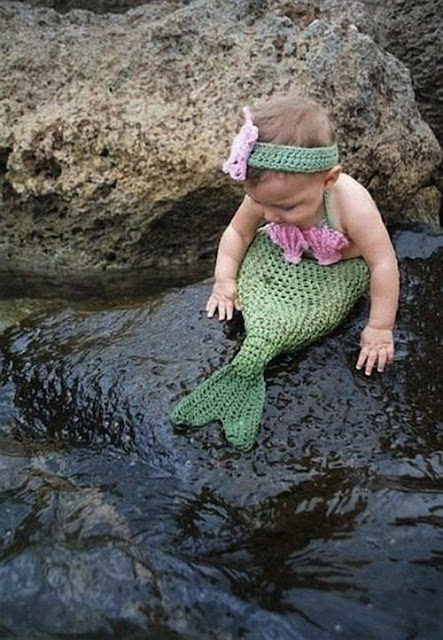 Baby Crochet Mermaid Costume For Your Princess