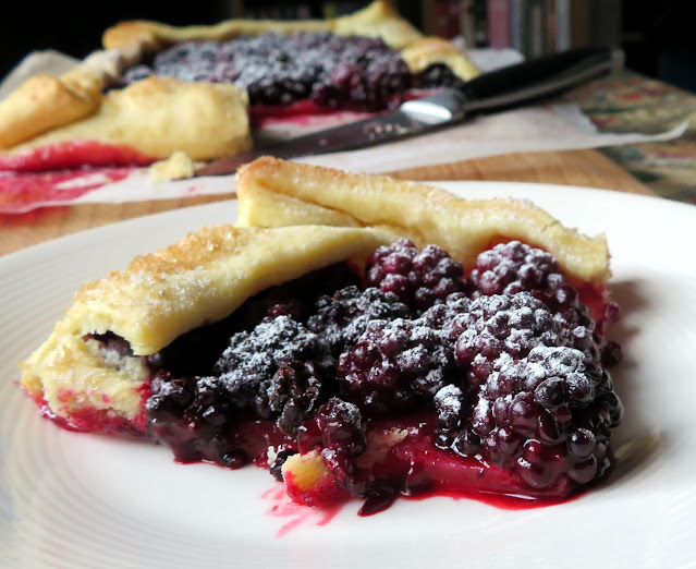 Easy Blackberry Galette