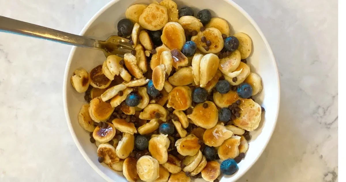 How To Make Mini Pancake Cereal at Home