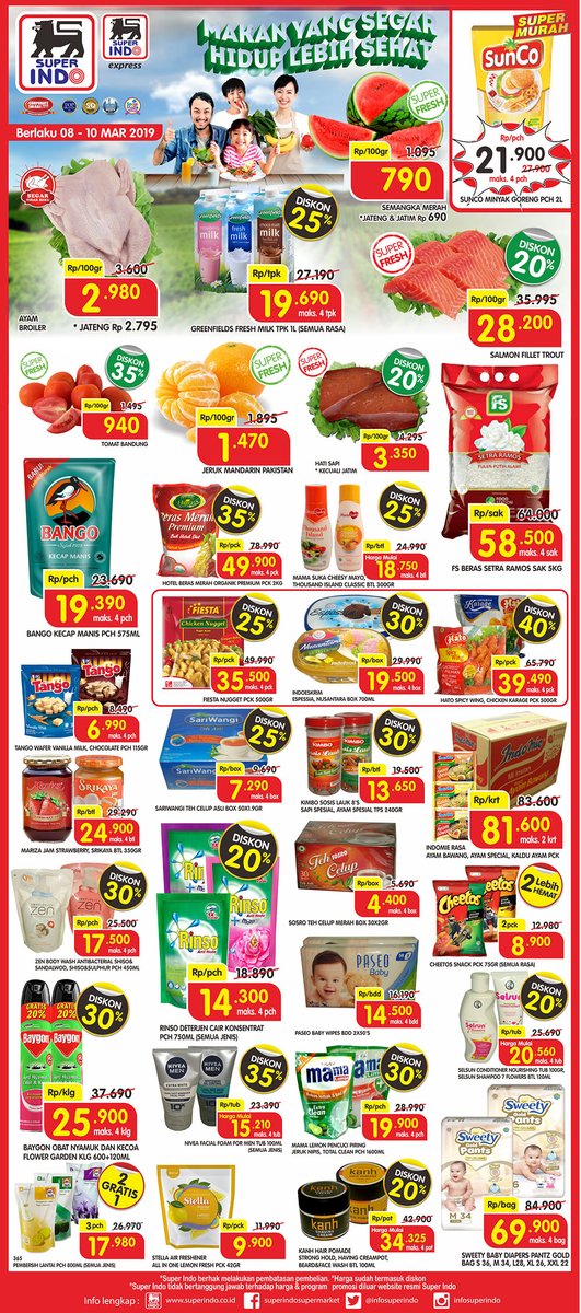 #Superindo - #Promo #Katalog JSM Periode 08 - 10 Maret 2019