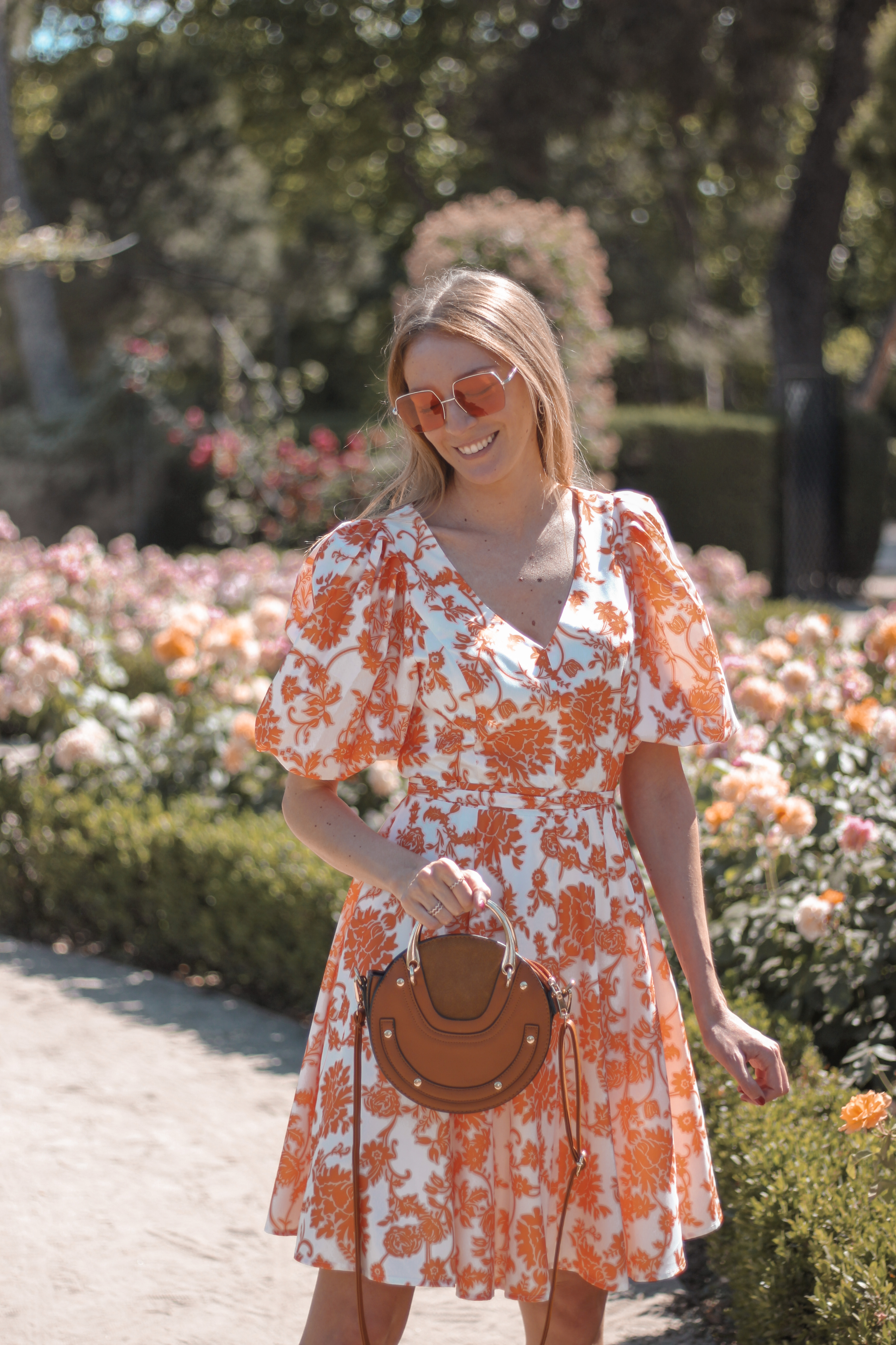 chicwish-vestido-estampado-naranja-preppyels-hawkers-gafas-sol