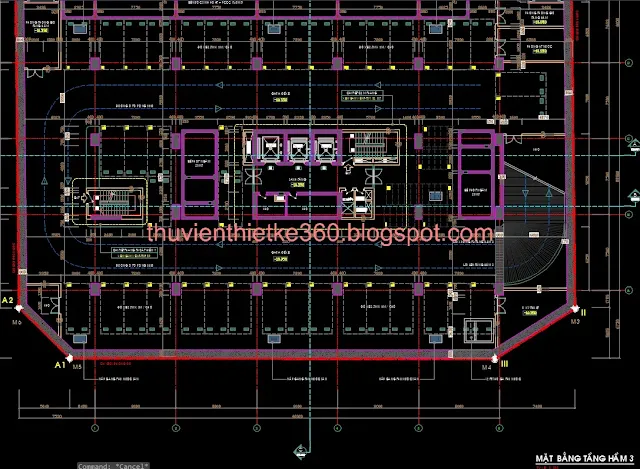 bản vẽ cad mặt bằng chung cư văn phòng ITASCO TOWER