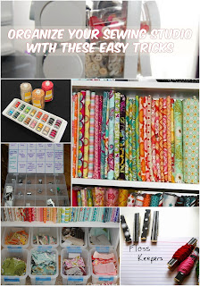 sewing room organization tips and tricks hacks