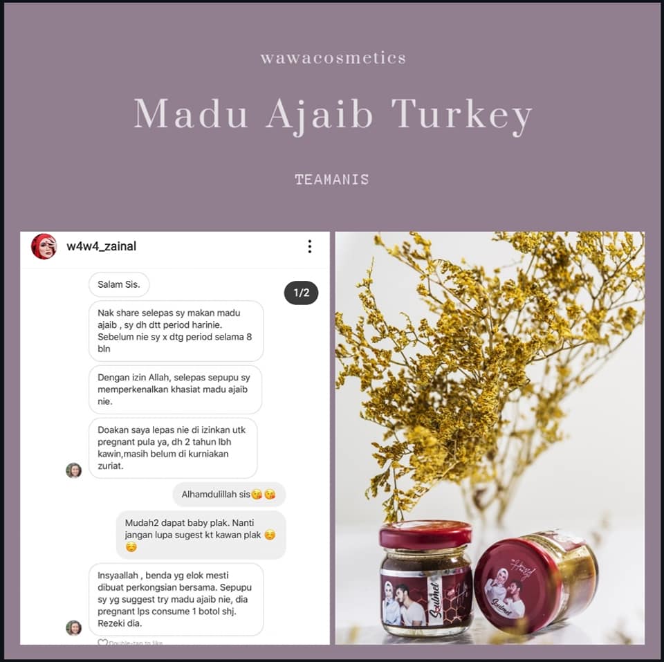 MADU AJAIB TURKEY BY WAWA ZAINAL - Bestbuybeauty Plaza