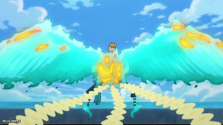 ワンピース アニメ 1087話 不死鳥マルコ Marco the Phoenix ONE PIECE Episode 1087