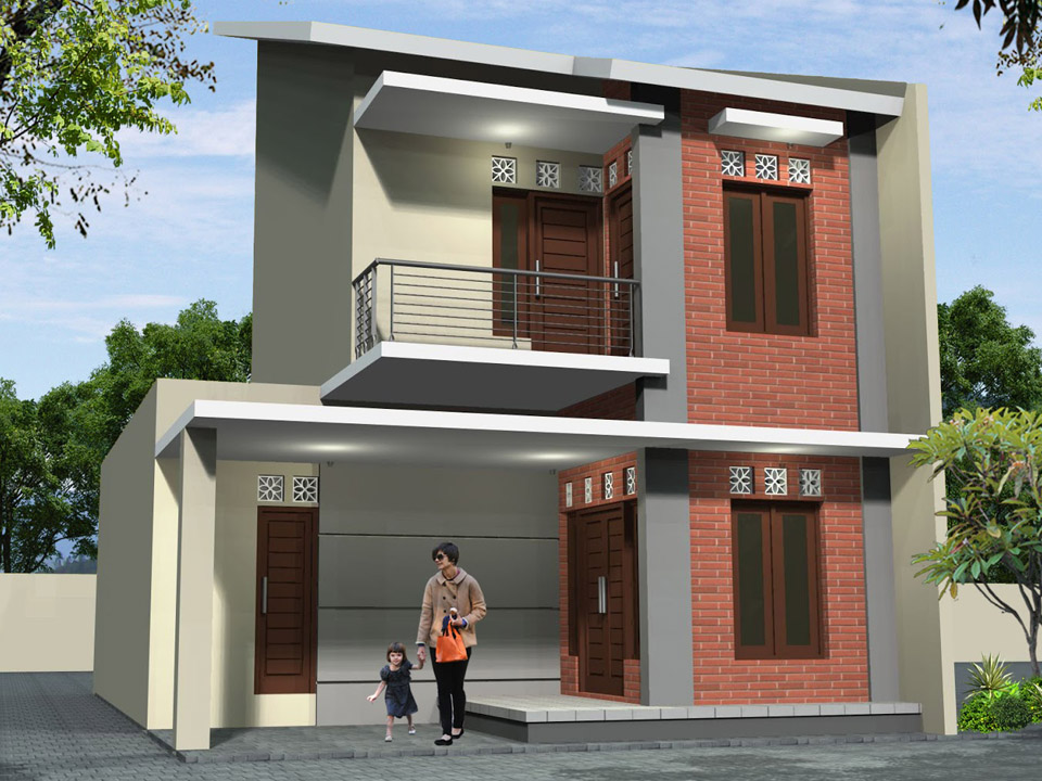 15 Model Desain Teras  Rumah Cor  Minimalis Terbaru dan 