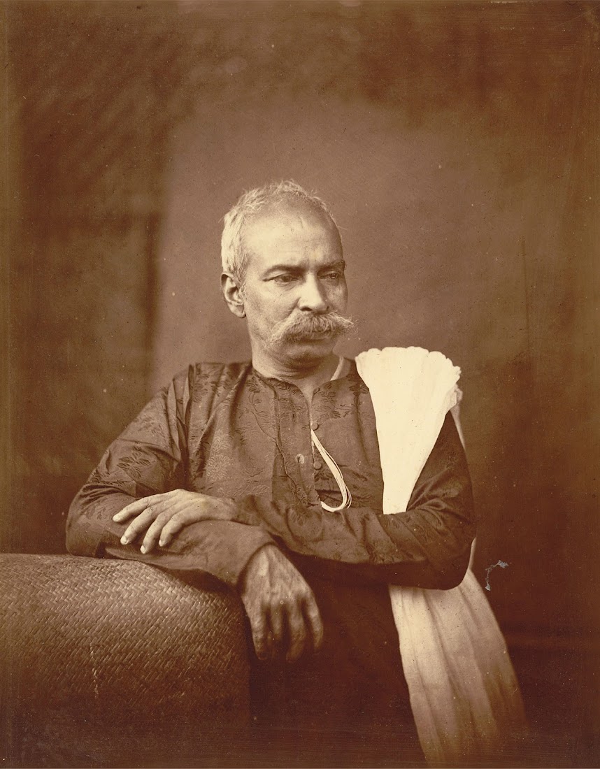 Portrait of a  Kulin Brahman (High Caste Priest) - Eastern Bengal 1860's