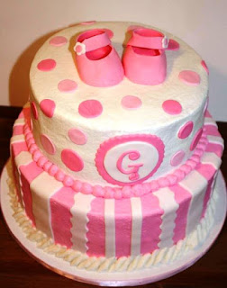 Model kue ulang tahun pertama anak perempuan