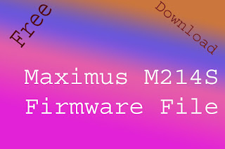 Maximus M214s Firmware File without password