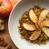 Warming Spiced Autumn Quinoa Breakfast Bowl with Walnuts