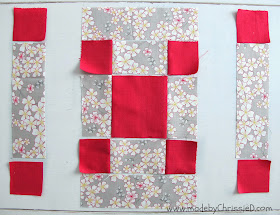 Single Irish Chain Block Tute by www.madebyChrissieD.com