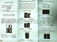 Choco ATBP Product Offerings and Prices