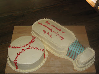 One of my favorite Baby Boy shower cakes!