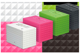 shredders in green, pink, white and black